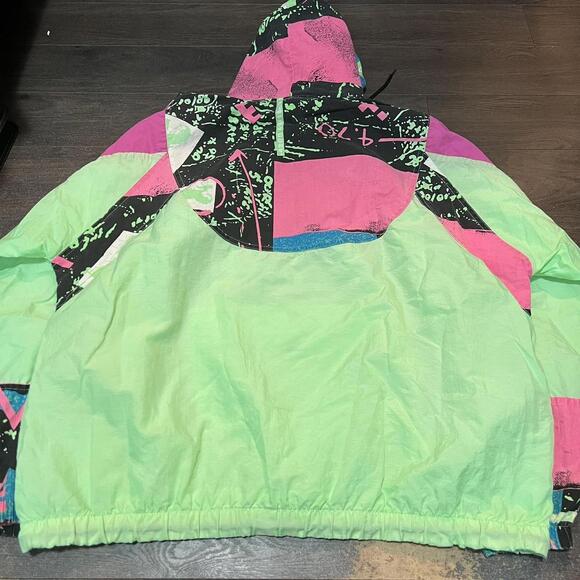 Vintage Asics Neon Pullover Windbreaker - Picture 4 of 5